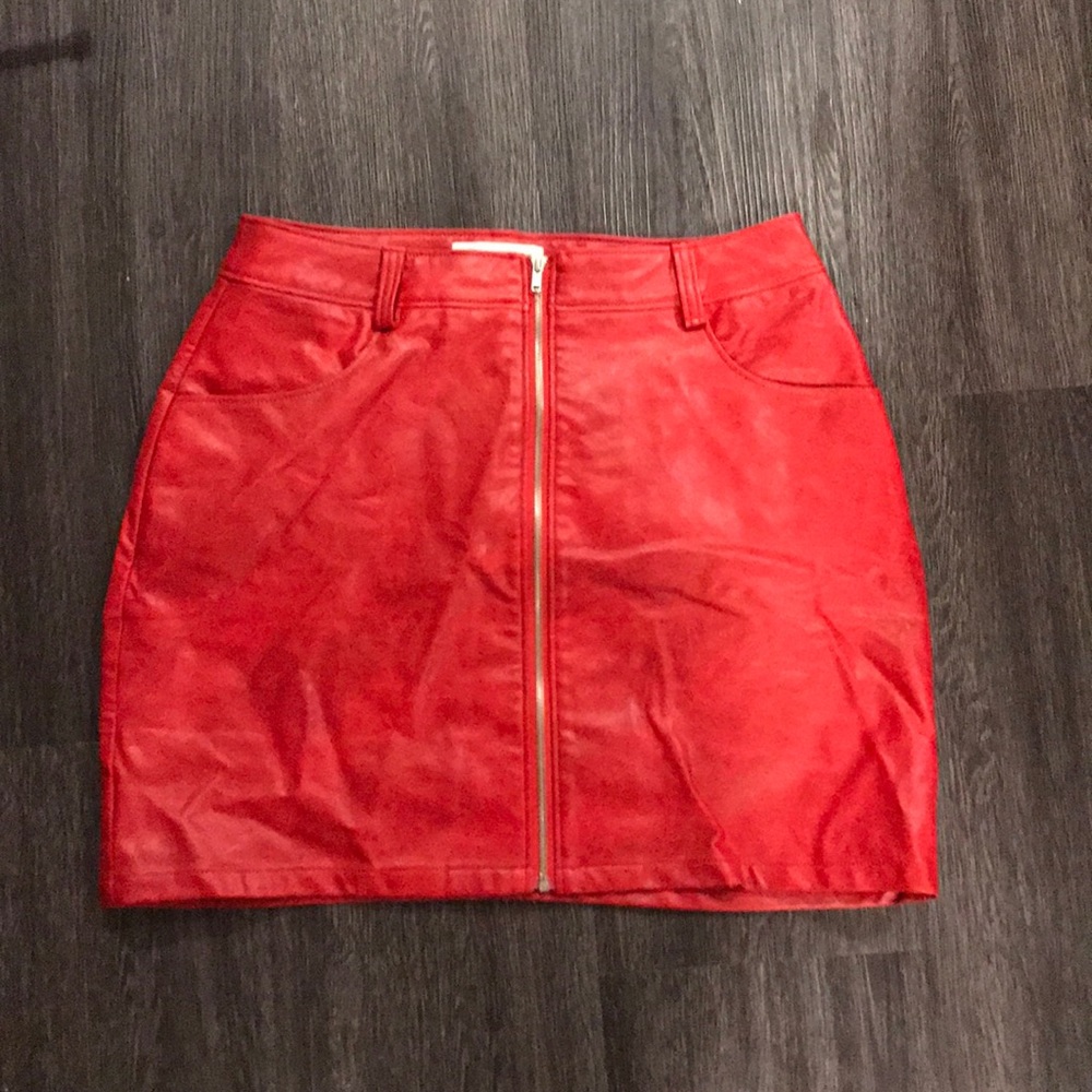 Faux Leather skirt